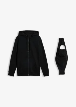 Sudadera 2 en 1 de algodón suave con capucha para hombres