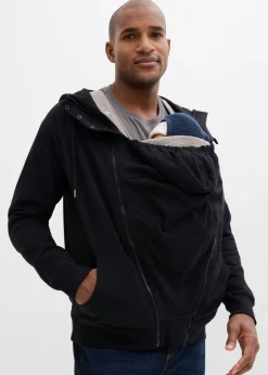 Sudadera 2 en 1 de algodón suave con capucha para hombres