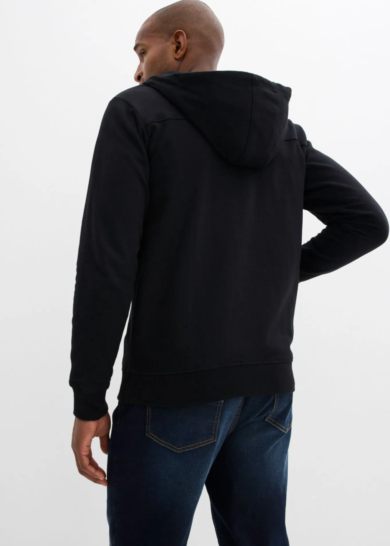 Sudadera 2 en 1 de algodón suave con capucha para hombres