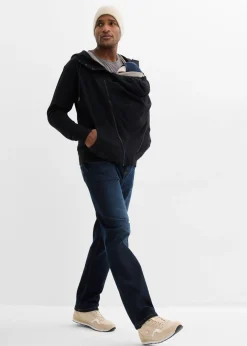 Sudadera 2 en 1 de algodón suave con capucha para hombres