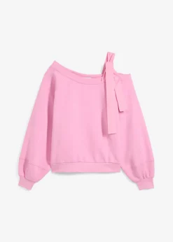 Sudadera ancha con un hombro al descubierto