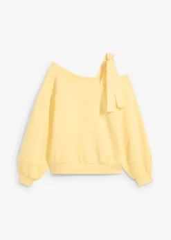 Sudadera ancha con un hombro al descubierto