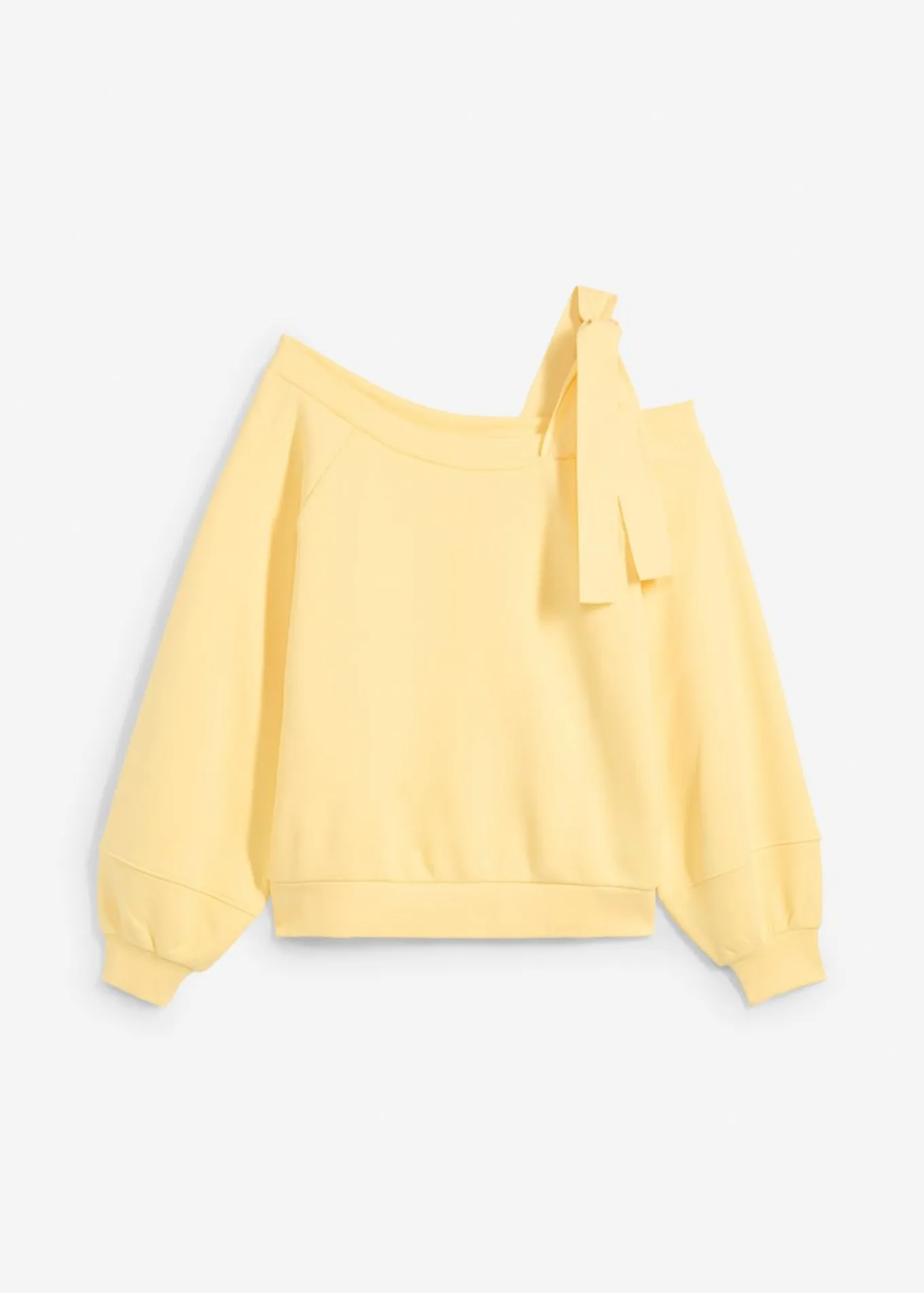 Sudadera ancha con un hombro al descubierto