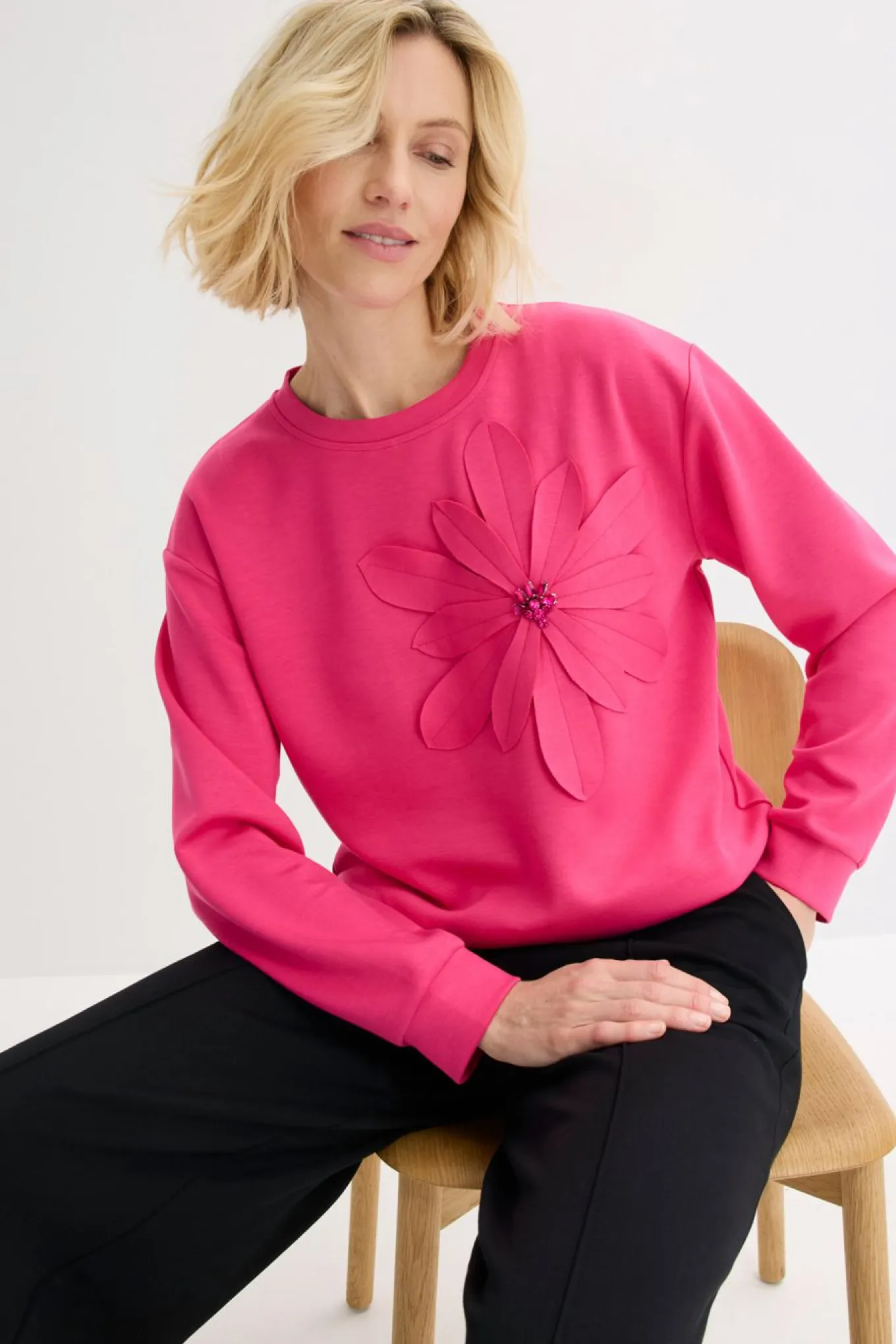 Sudadera con aplicación