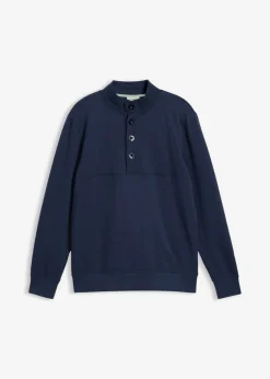 Sudadera con botones de algodón orgánico puro