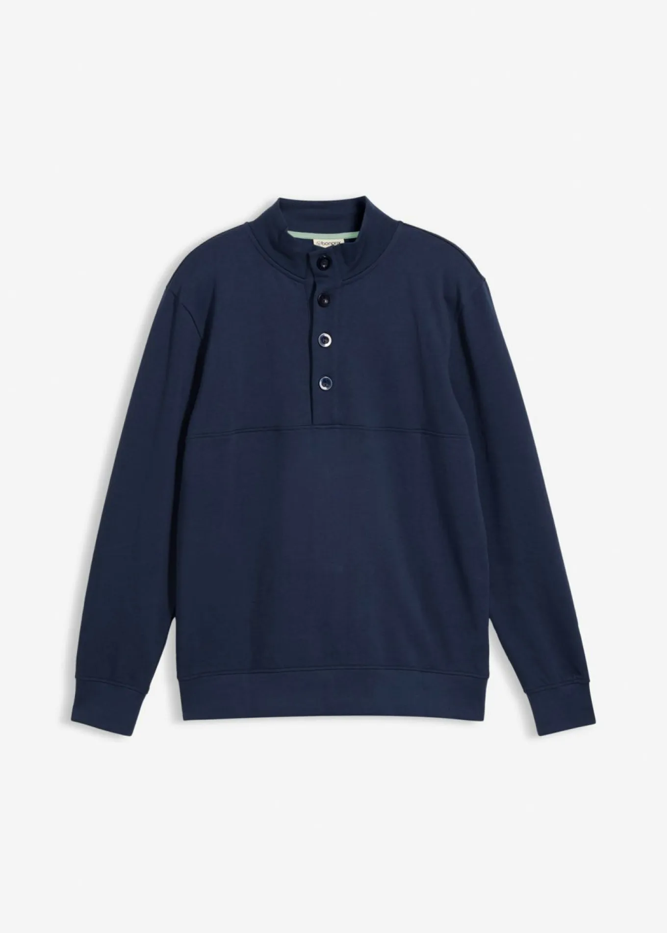 Sudadera con botones de algodón orgánico puro