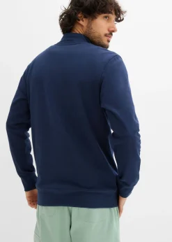 Sudadera con botones de algodón orgánico puro
