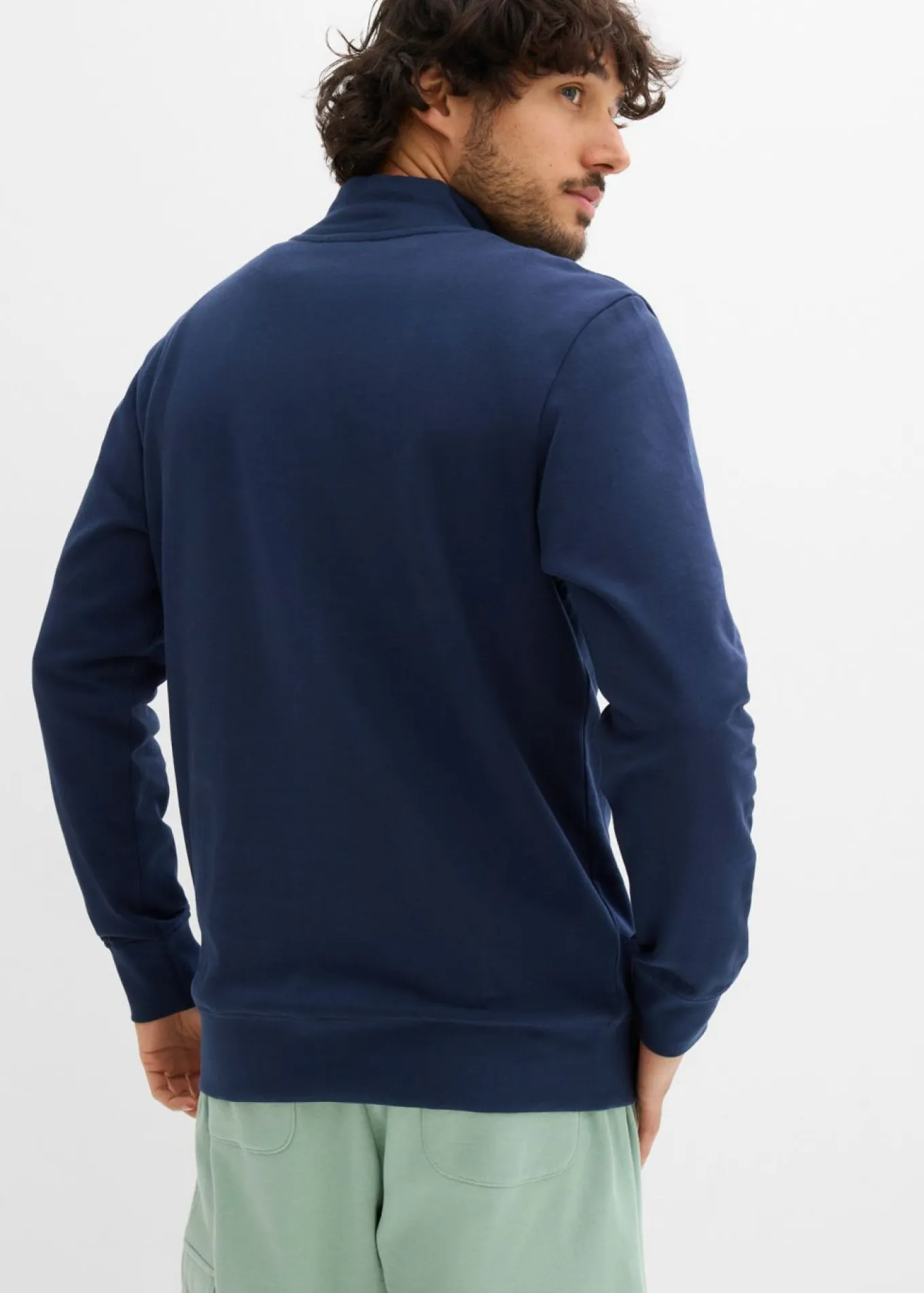 Sudadera con botones de algodón orgánico puro