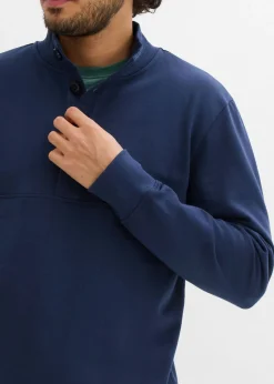 Sudadera con botones de algodón orgánico puro