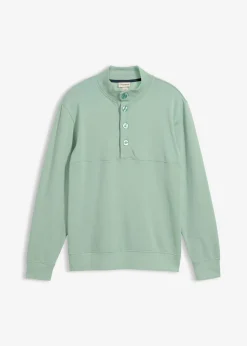 Sudadera con botones de algodón orgánico puro