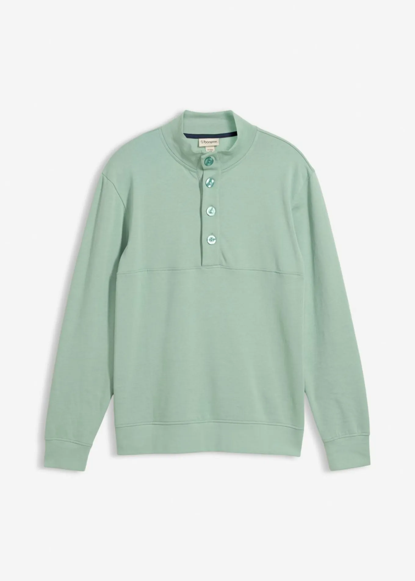 Sudadera con botones de algodón orgánico puro