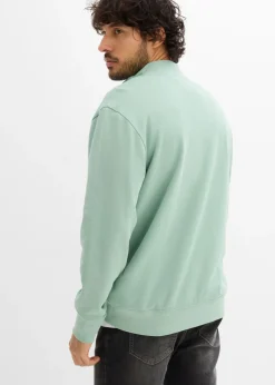 Sudadera con botones de algodón orgánico puro