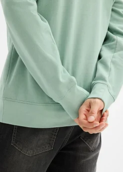 Sudadera con botones de algodón orgánico puro