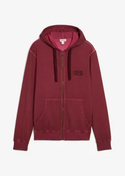 Sudadera con capucha con efecto desgastado