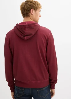 Sudadera con capucha con efecto desgastado