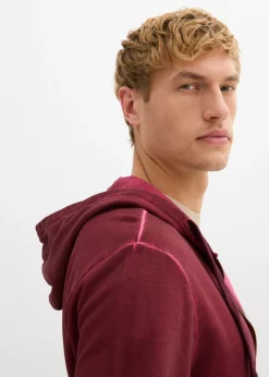 Sudadera con capucha con efecto desgastado