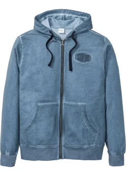 Sudadera con capucha con efecto desgastado