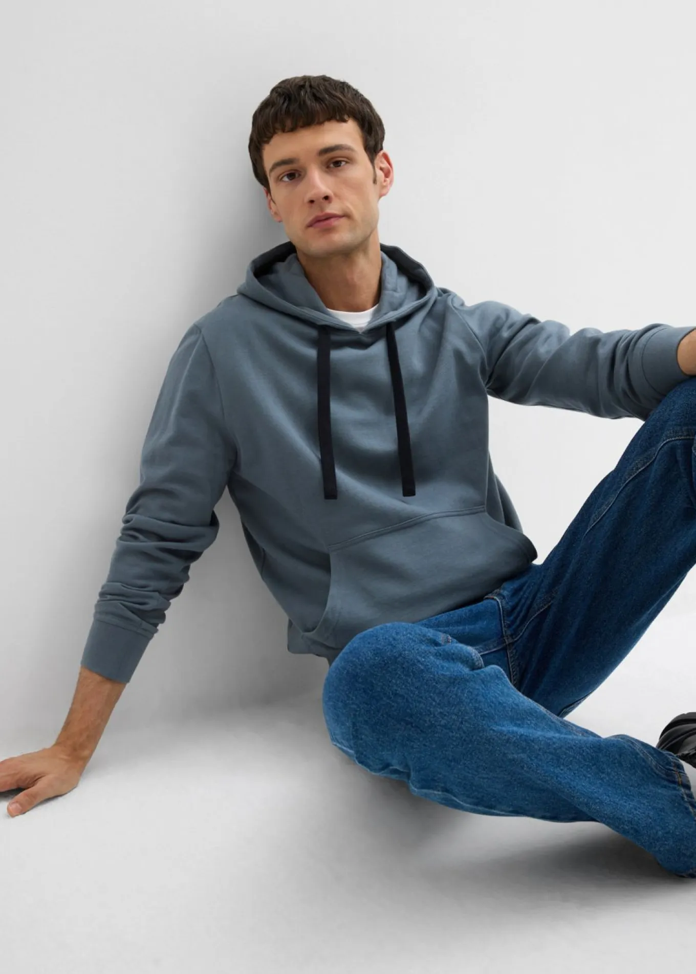 Sudadera con capucha de algodón puro