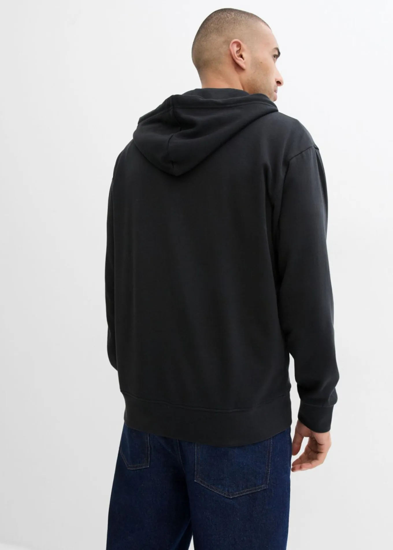 Sudadera con capucha de algodón orgánico puro, loose fit