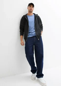 Sudadera con capucha de algodón orgánico puro, loose fit