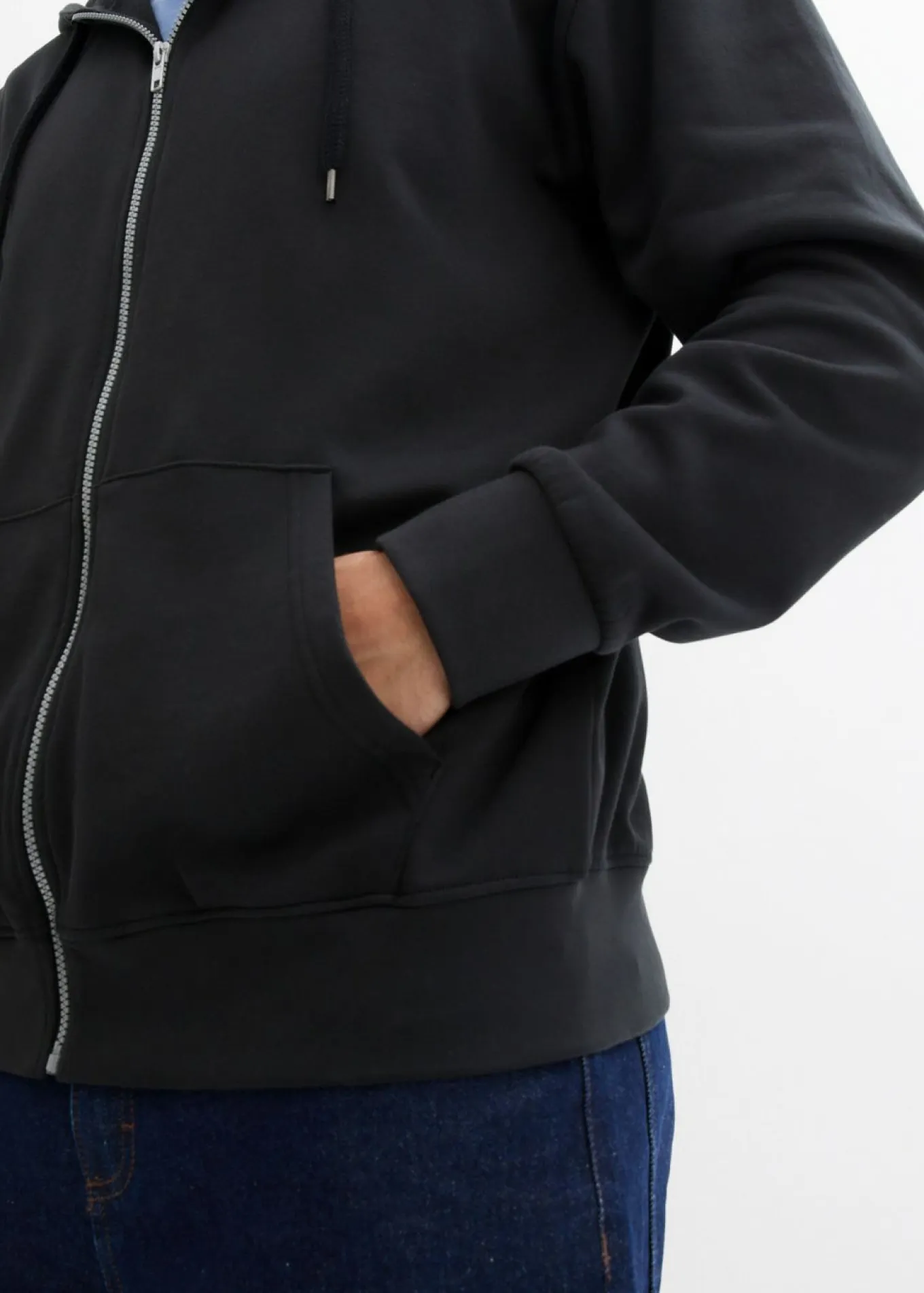 Sudadera con capucha de algodón orgánico puro, loose fit