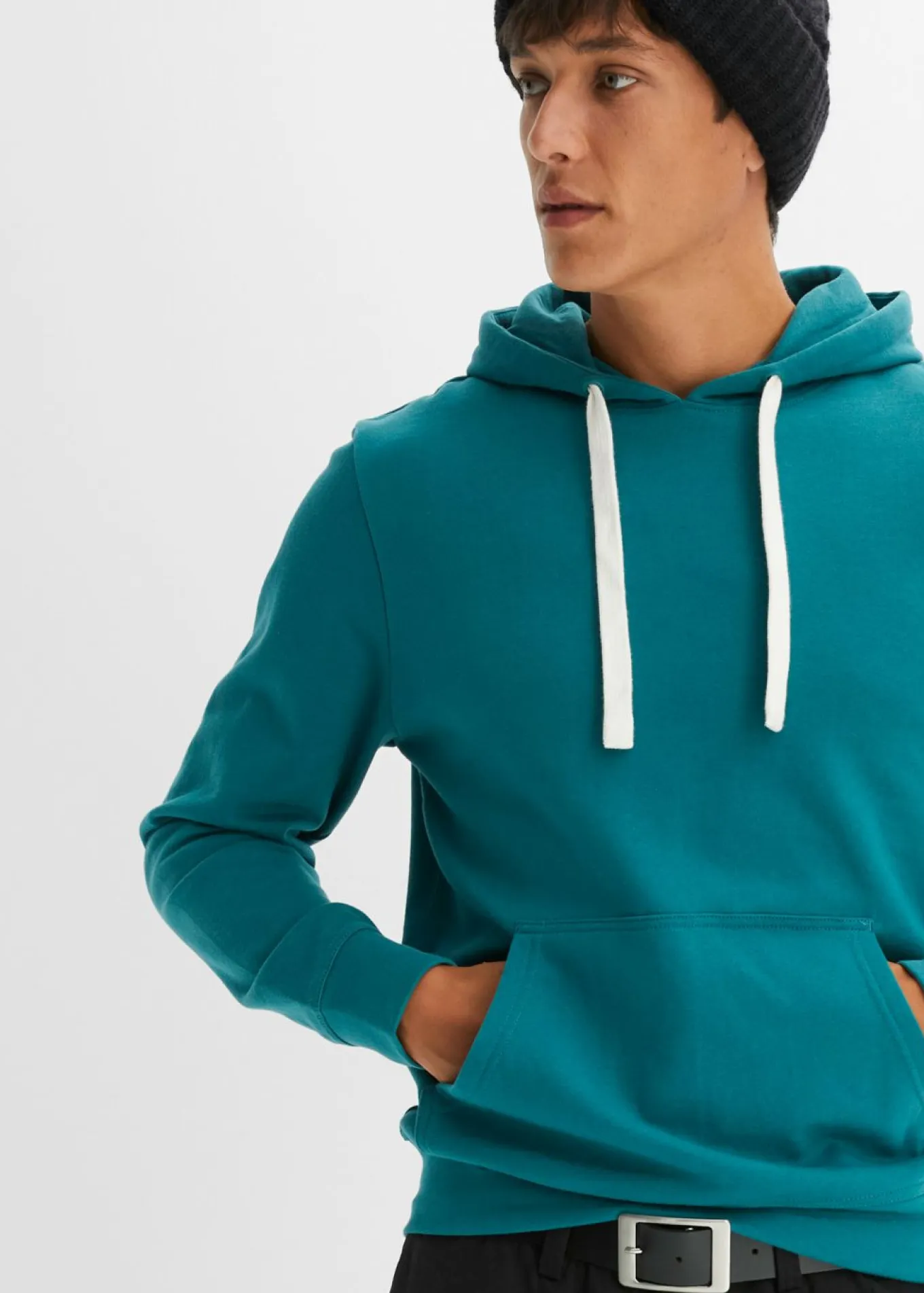 Sudadera con capucha de algodón puro