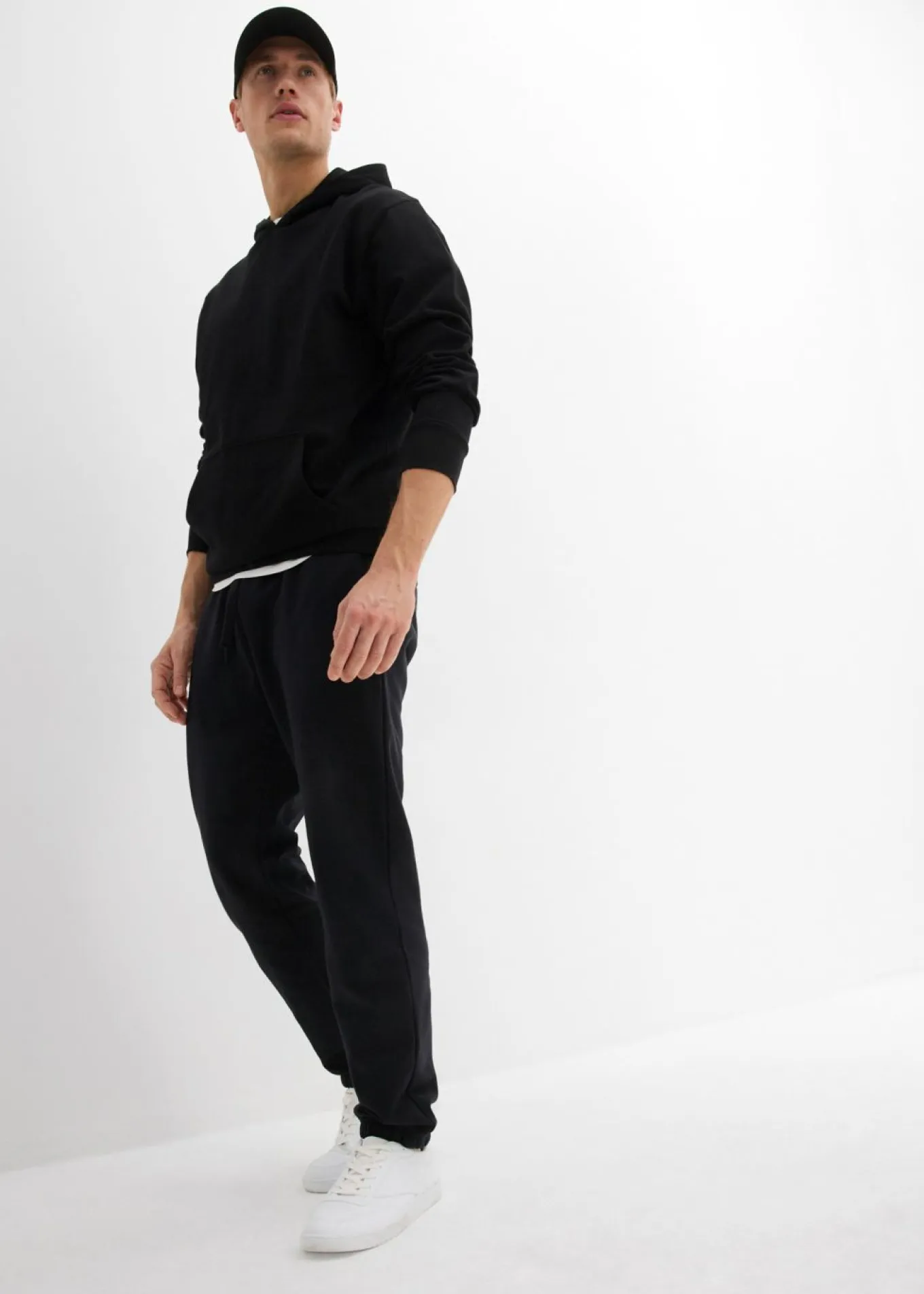 Sudadera con capucha de algodón orgánico puro, loose fit