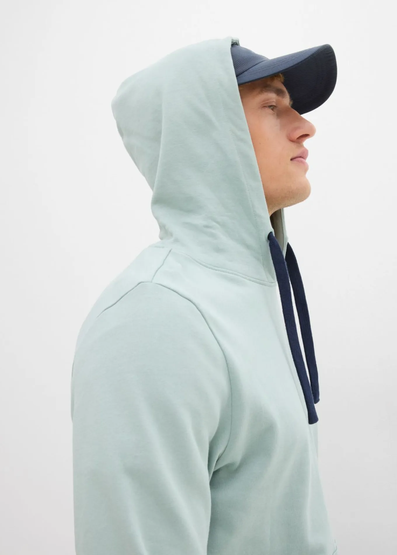 Sudadera con capucha de algodón puro
