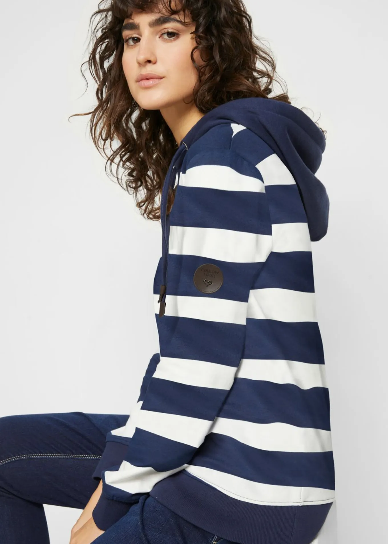 Sudadera con capucha de algodón puro