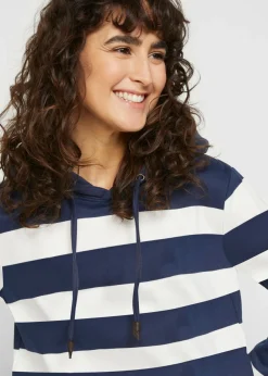 Sudadera con capucha de algodón puro