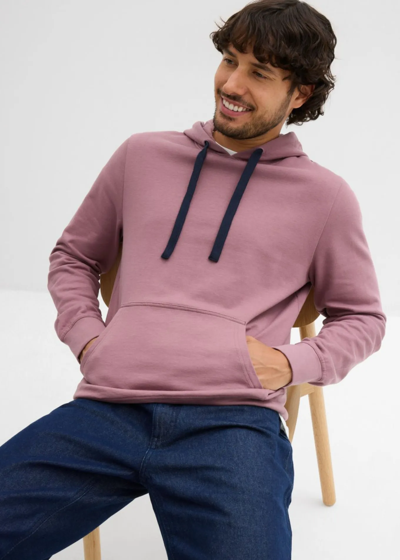 Sudadera con capucha de algodón puro