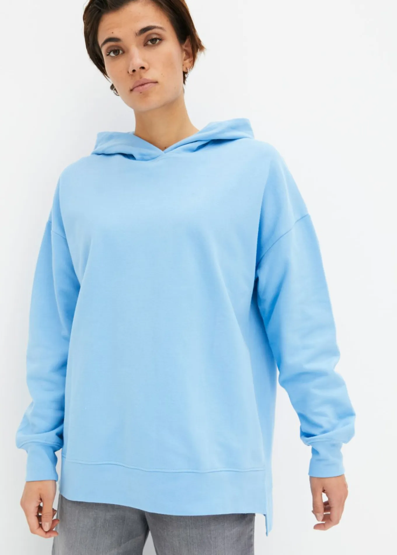 Sudadera con capucha de algodón puro