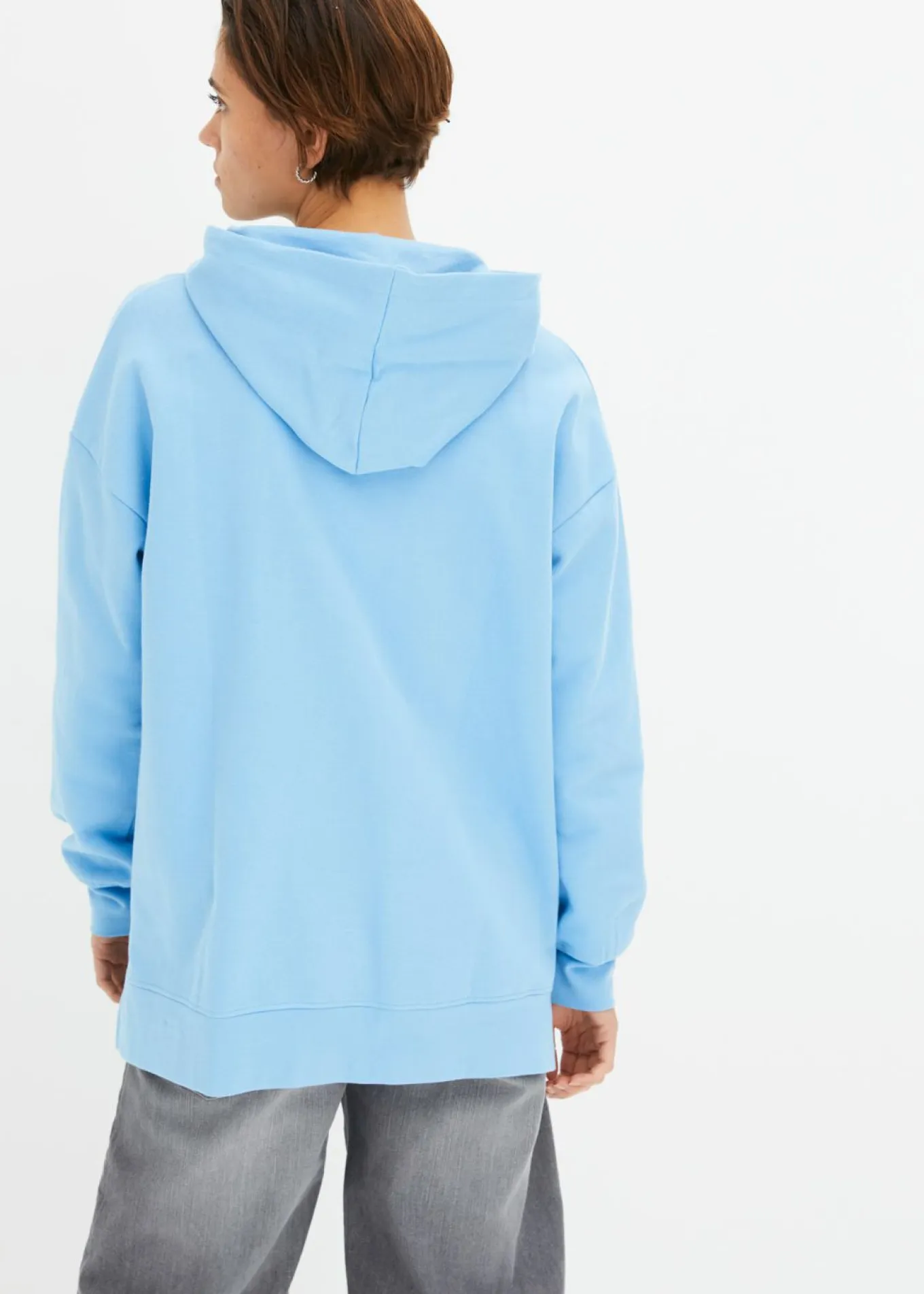 Sudadera con capucha de algodón puro