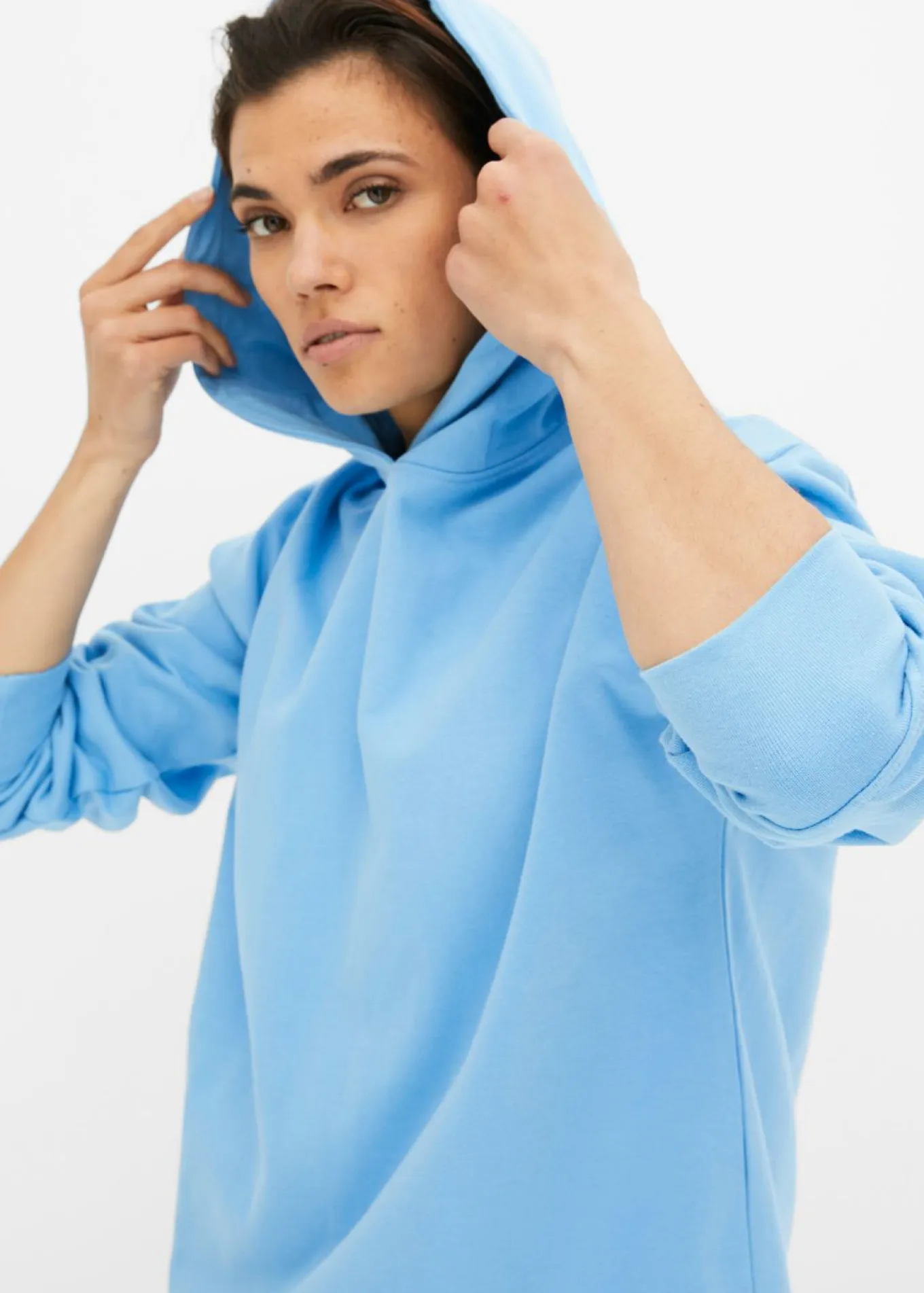 Sudadera con capucha de algodón puro