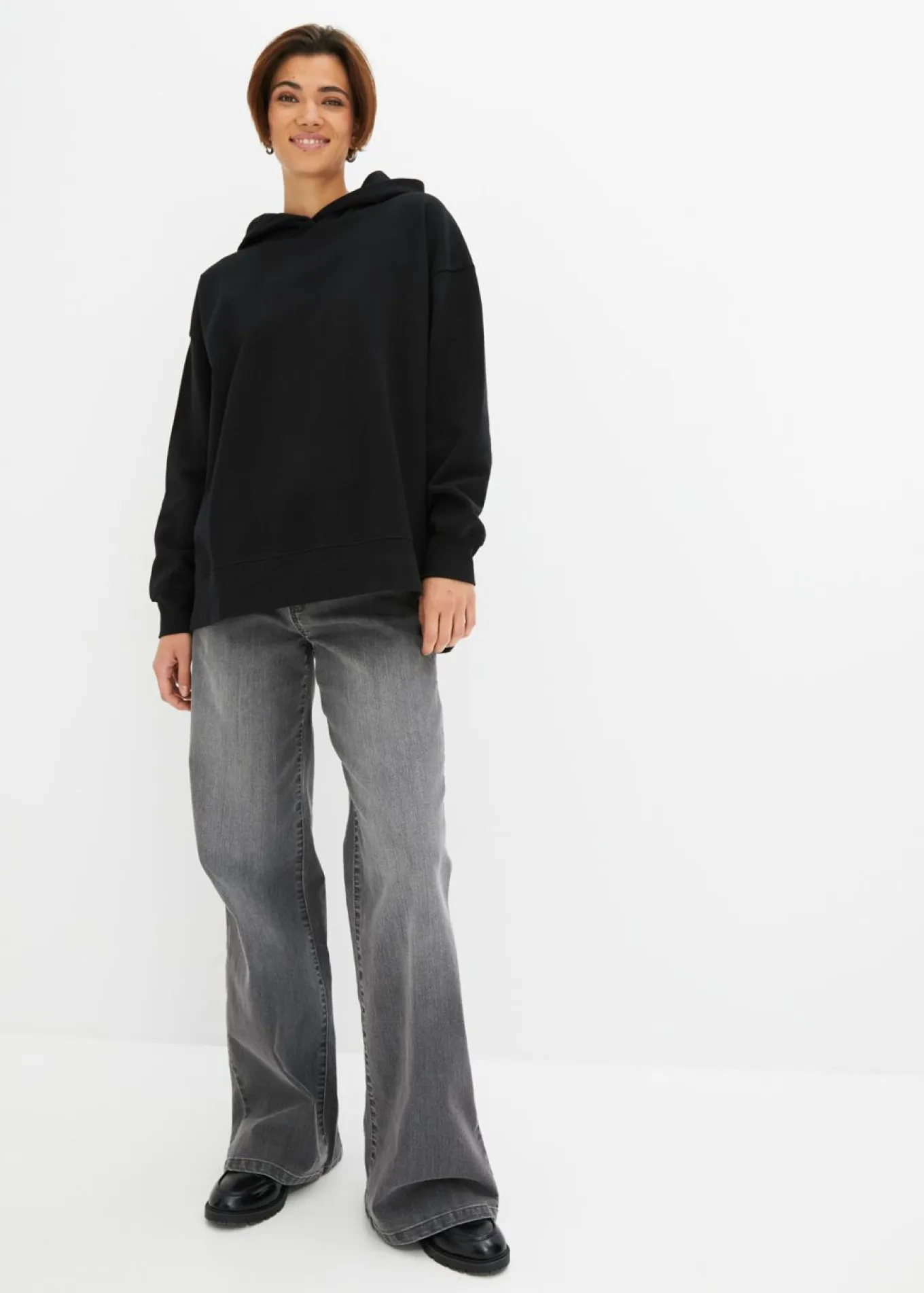 Sudadera con capucha de algodón puro