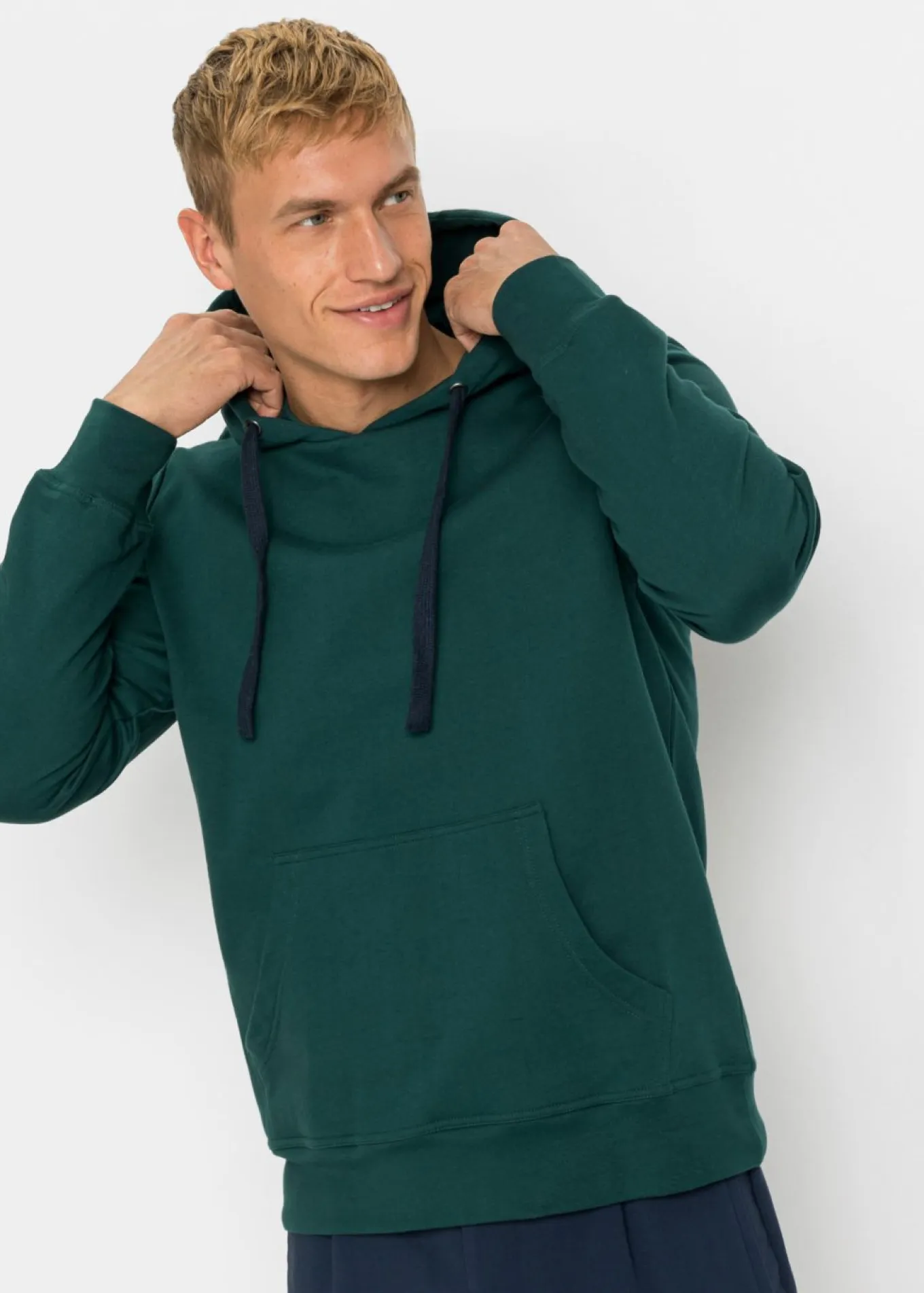 Sudadera con capucha de algodón puro