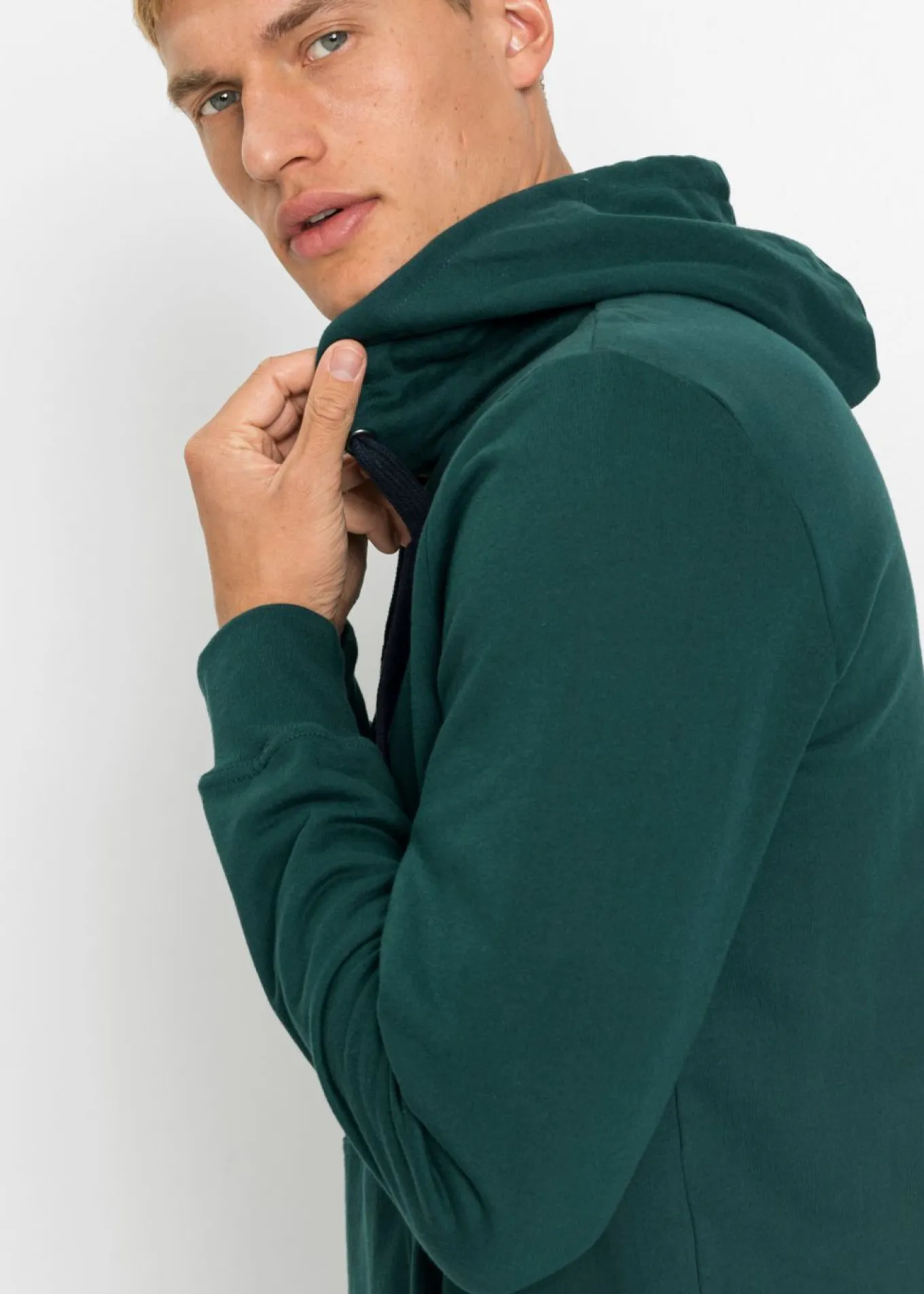 Sudadera con capucha de algodón puro