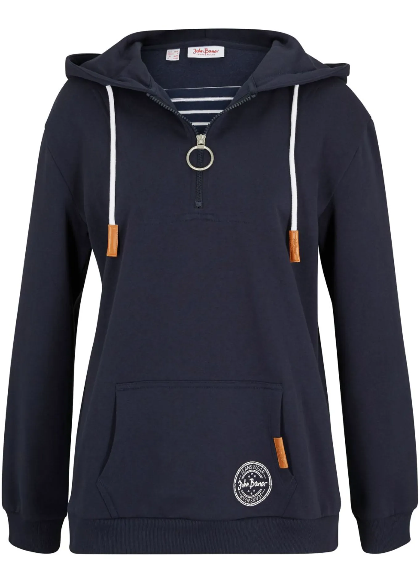 Sudadera con capucha de mezcla de algodón