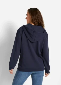 Sudadera con capucha de mezcla de algodón