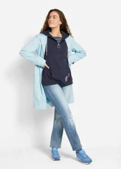 Sudadera con capucha de mezcla de algodón