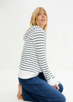 Sudadera con capucha de mezcla de algodón