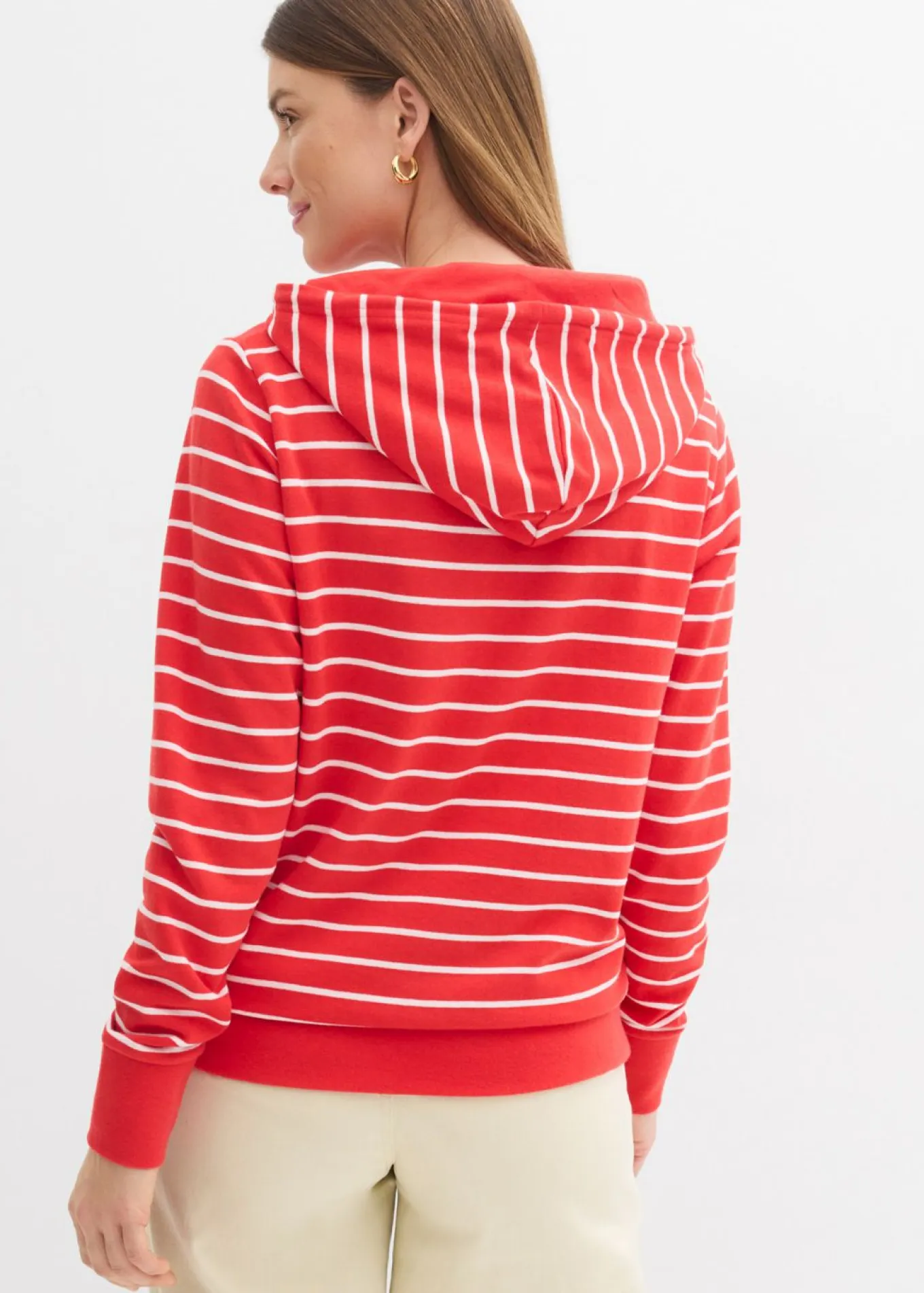 Sudadera con capucha de mezcla de algodón