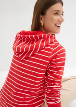 Sudadera con capucha de mezcla de algodón
