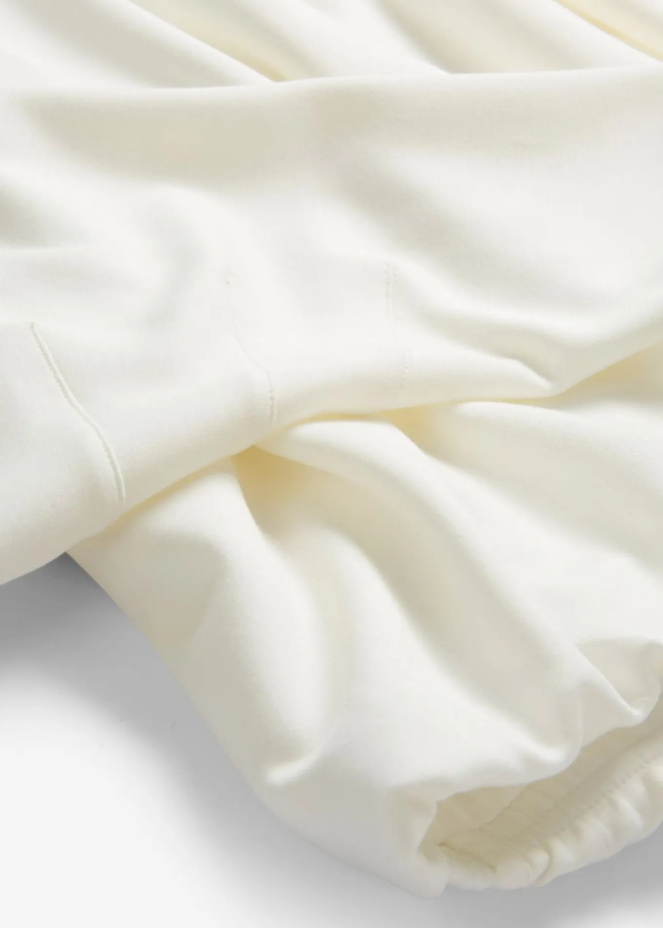 Sudadera con capucha de mezcla de viscosa ligeramente brillante