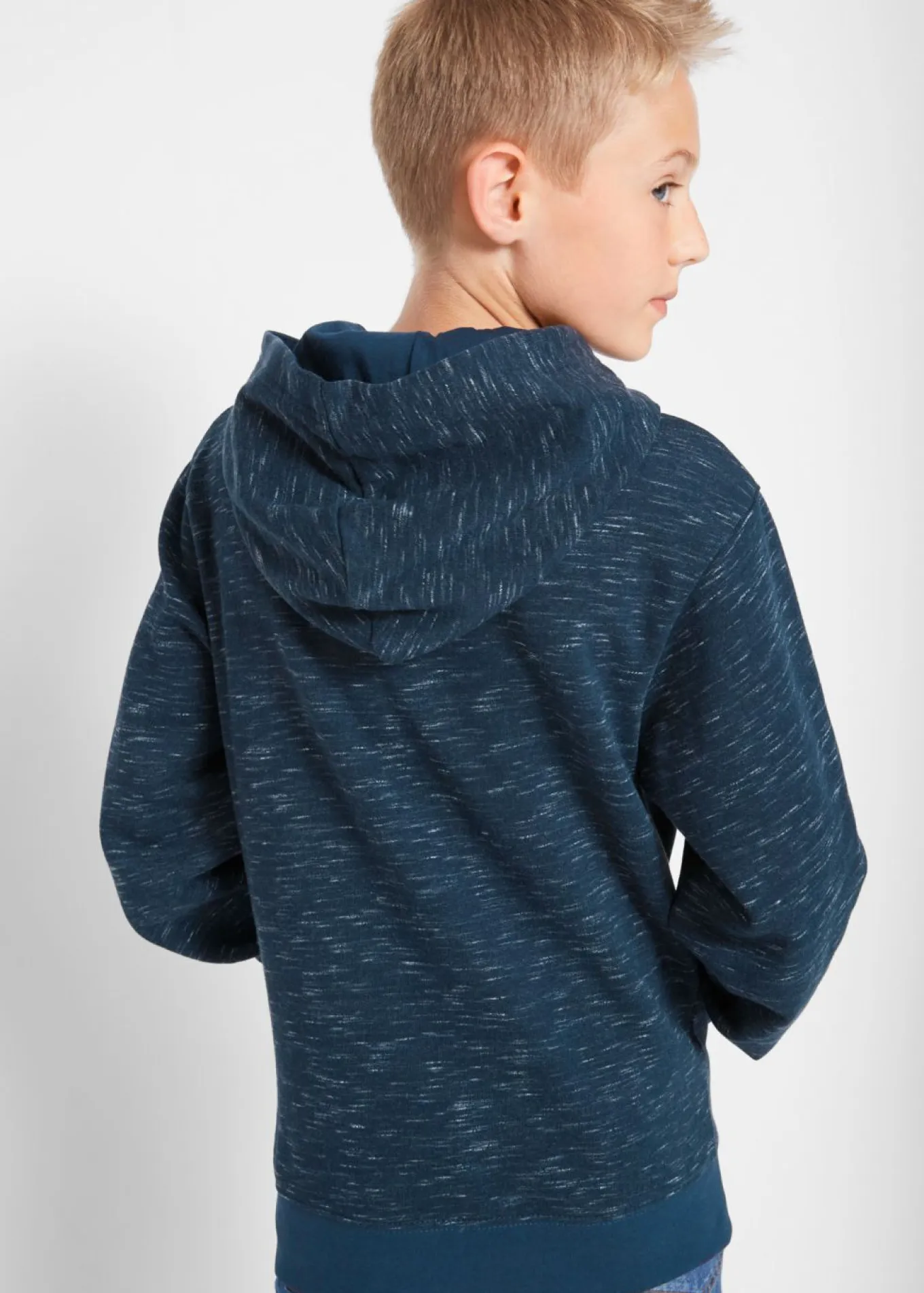 Sudadera con capucha de suave mezcla de algodón