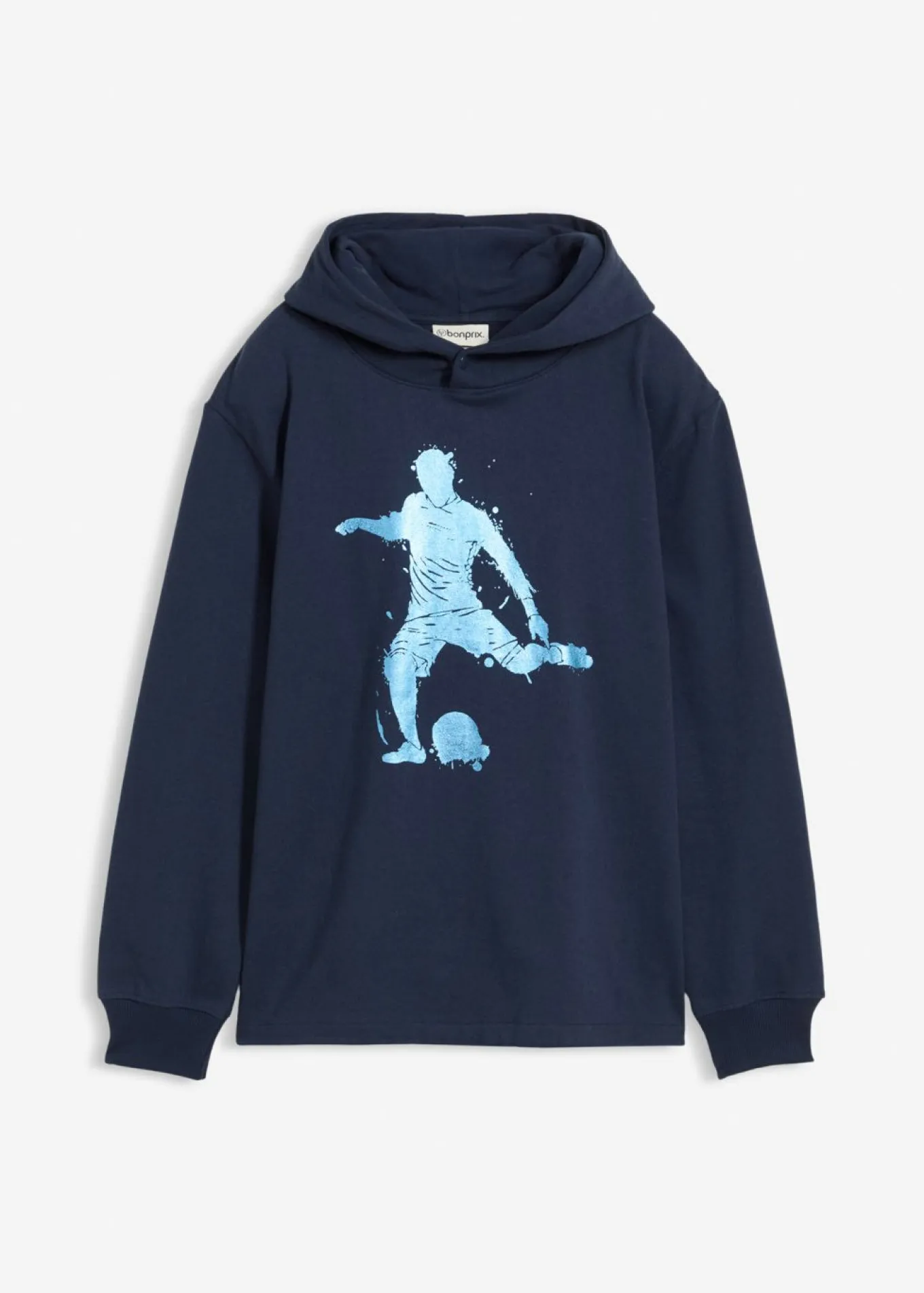 Sudadera con capucha en suave mezcla de algodón