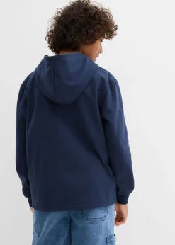 Sudadera con capucha en suave mezcla de algodón