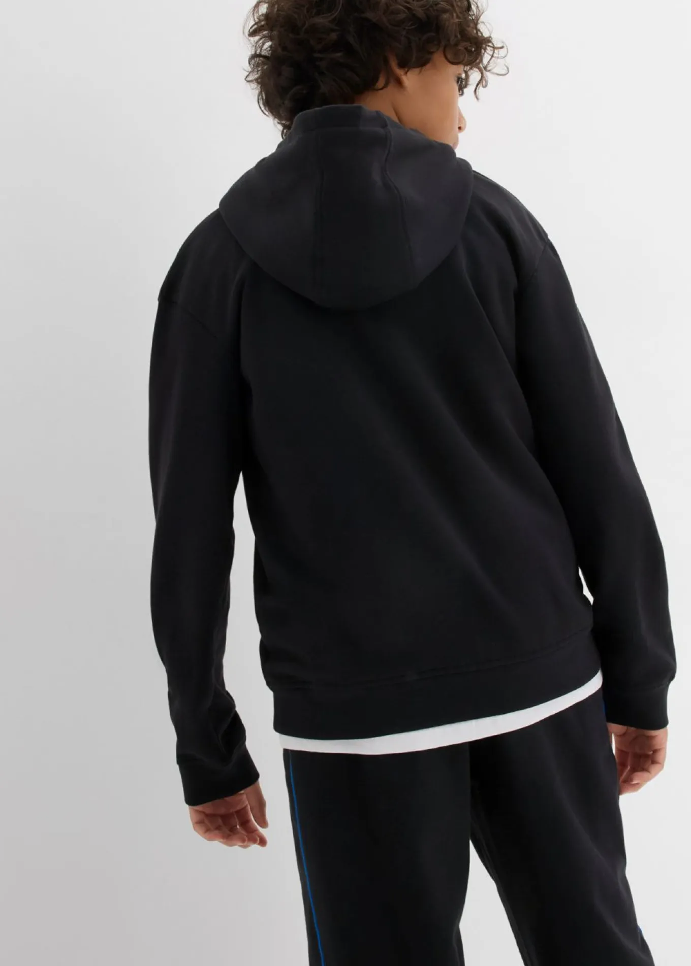 Sudadera con capucha en suave mezcla de algodón