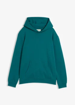 Sudadera con capucha en suave mezcla de algodón