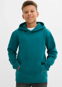 Sudadera con capucha en suave mezcla de algodón